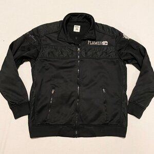 Viral NHL Calgary Flames Boys XL Fleece Lined Jacket Hockey